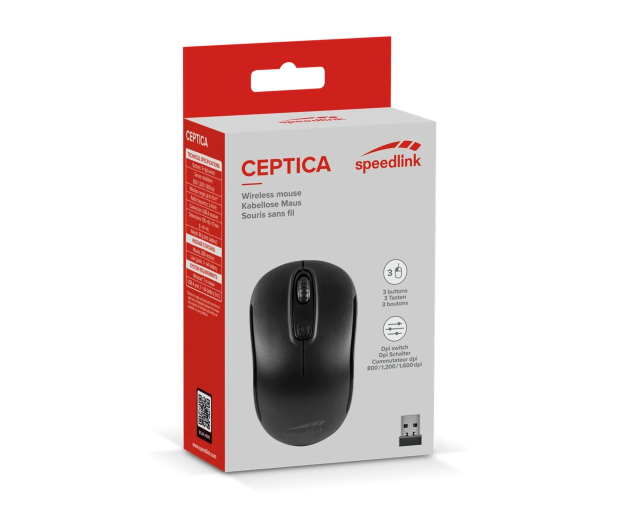 SpeedLink CEPTICA Mouse Wireless black - 1505000 - zdjęcie 2